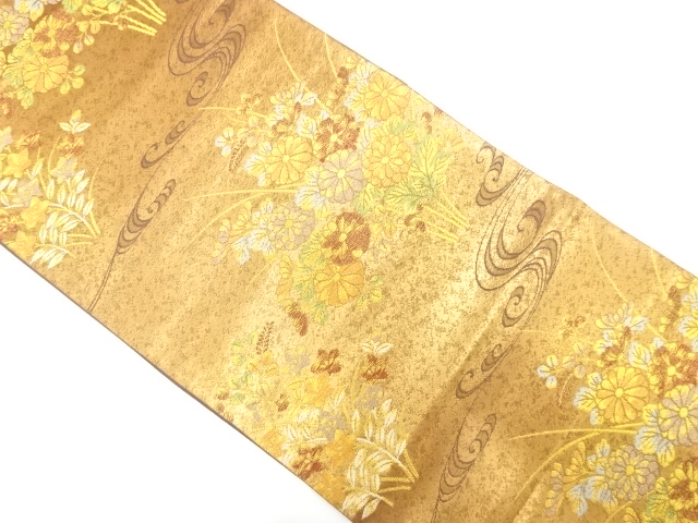 JAPANESE FUKURO OBI / WOVEN KIKU